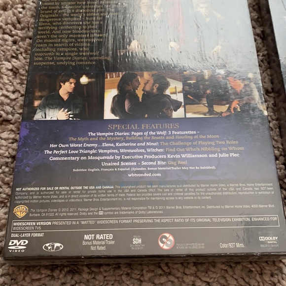 ♥️SOLD♥️NWT The Vampire Diaries season 1 and 2 📀 - Picture 7 of 8